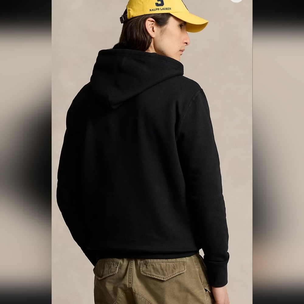 Ralph Lauren men's navy fleece hoodie medium - Picture 11 of 11